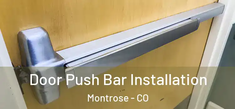  Door Push Bar Installation Montrose - CO