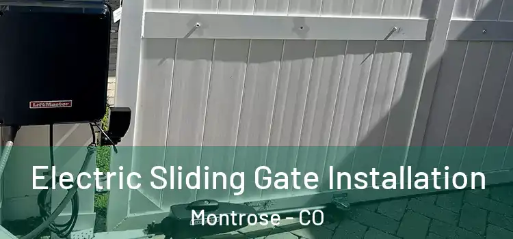  Electric Sliding Gate Installation Montrose - CO