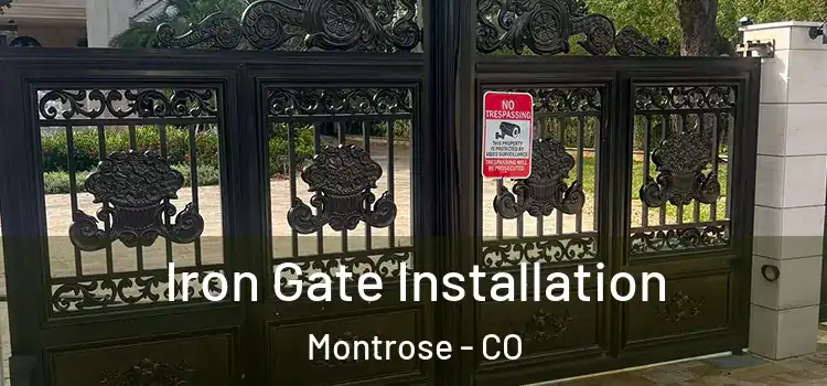  Iron Gate Installation Montrose - CO
